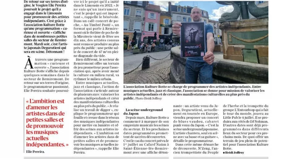 Vosges matin 30 juin 2025 modif Kulture Botte Vosges matin 30 juin 2025 modif