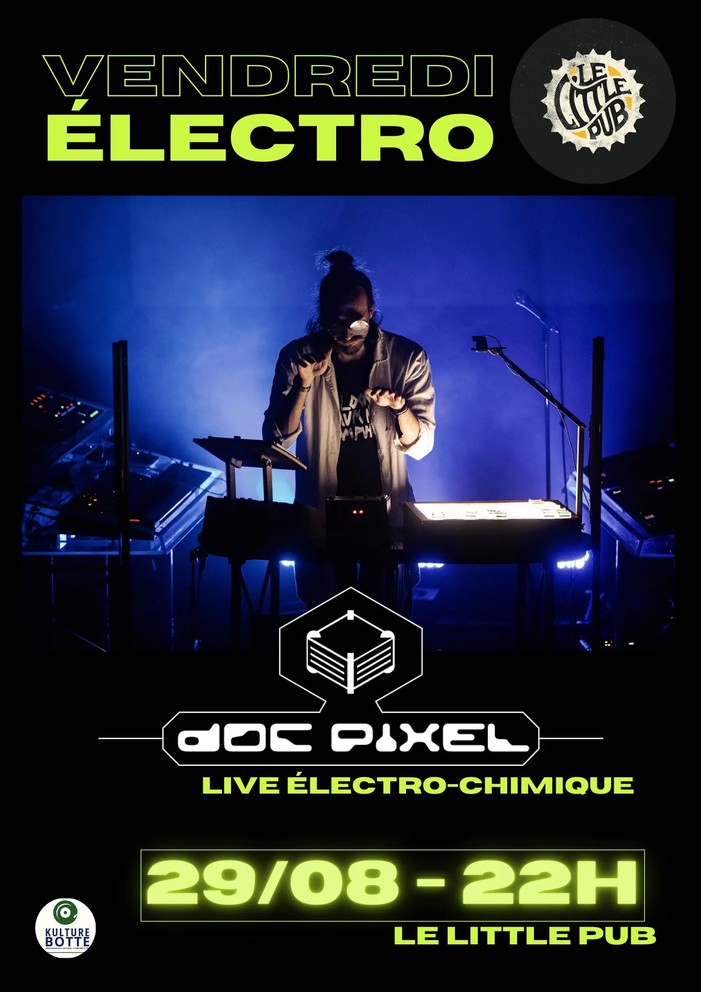 Affiche Doc Pixel Little Pub Vosges