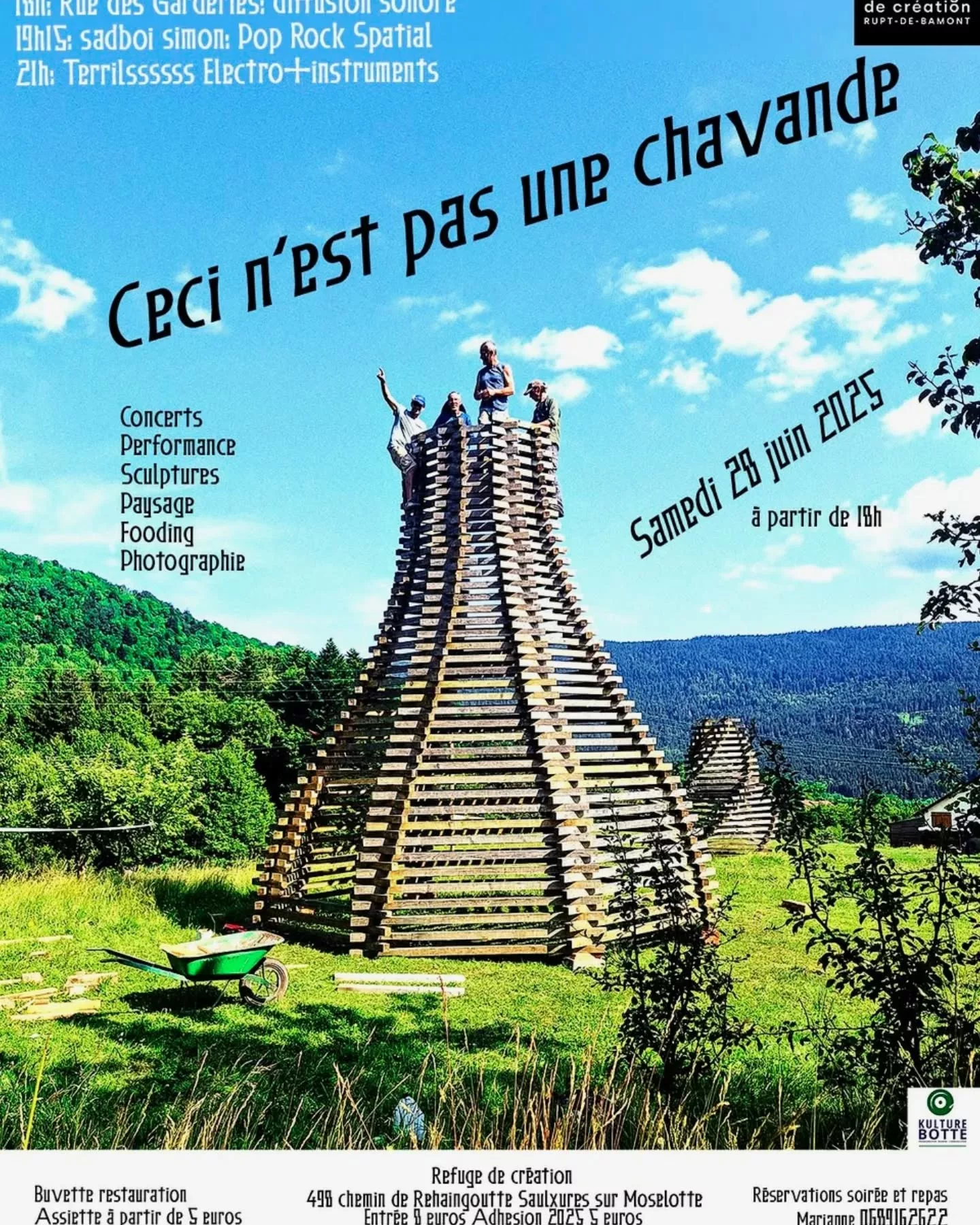 Affiche Ceci n'est pas une chavande Vosges