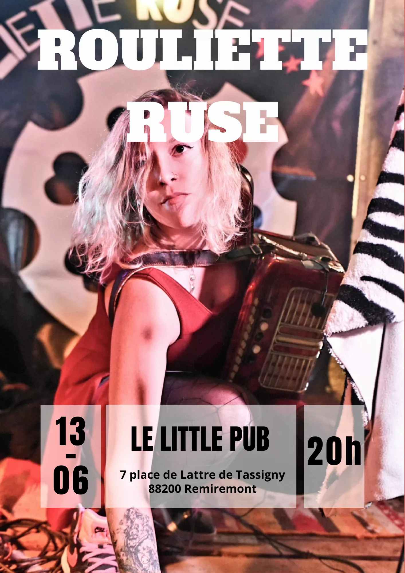 Affiche Rouliette ruse Little pub Vosges