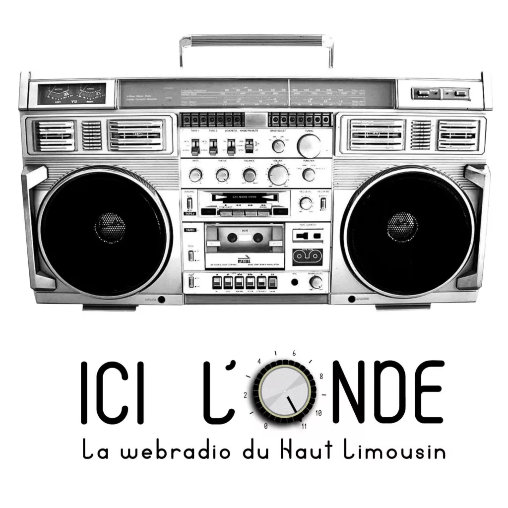 logo ici l'onde webradio du haut limousin