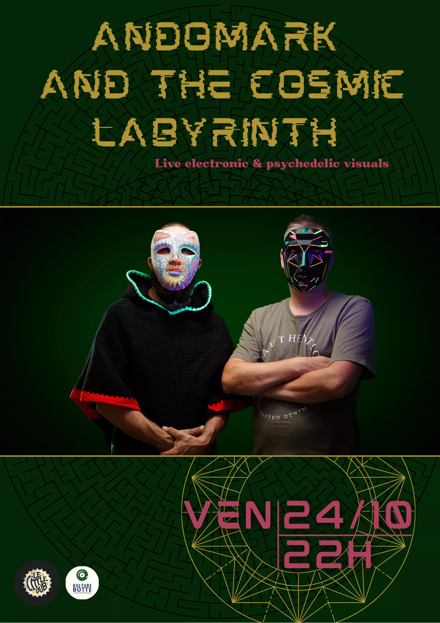 Affiche Andomark and the cosmic labyrinth Little pub