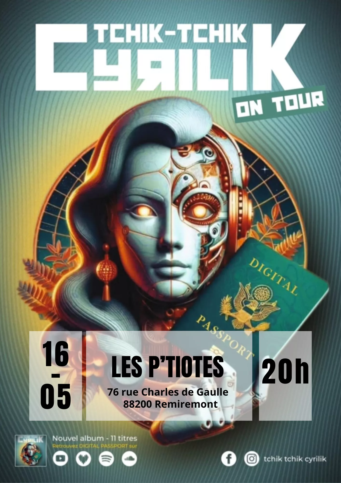 Affiche Tchik Tchilk Cyrilik Ptiotes vosges