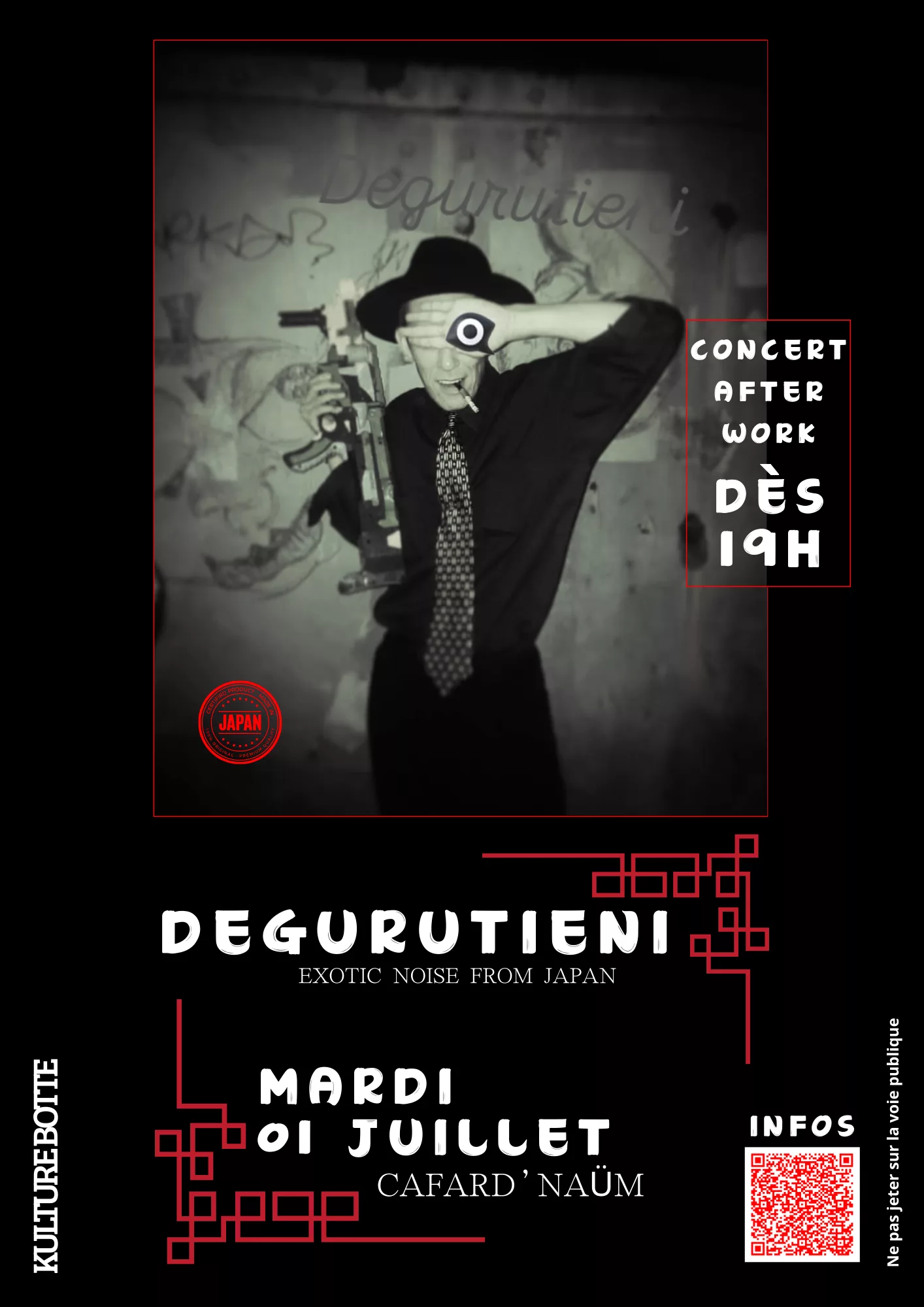 Affiche Degurtieni CafardNaum Vosges